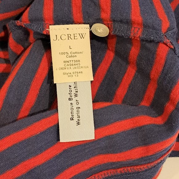 J. Crew men's large two button polo new with tag style 07646 - Picture 7 of 11